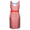 BADOO RED AND WHITE SLEEVELSESS DRESS IT40